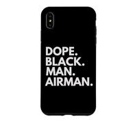 Dope Black Man Airman African American Pride Case for iPhone XS Max