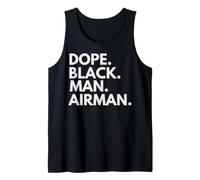 Dope Black Man Airman African American Pride Tank Top