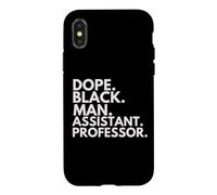 Dope Black Man Assistant Professor African American Pride Case for iPhone X/XS