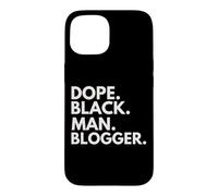 Dope Black Man Blogger African American Pride Case for iPhone 15
