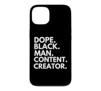 Dope Black Man Content Creator African American Pride Case for iPhone 13