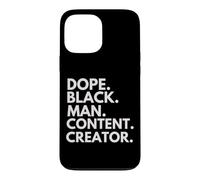 Dope Black Man Content Creator African American Pride Case for iPhone 13 Pro Max
