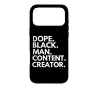 Dope Black Man Content Creator African American Pride Case for iPhone 17 Pro Max