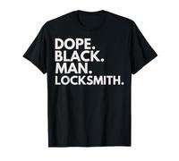 Dope Black Man Locksmith African American Pride T-Shirt