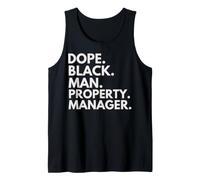 Dope Black Man Property Manager African American Pride Tank Top