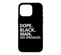 Dope Black Man SEO Specialist African American Pride Case for iPhone 16 Pro
