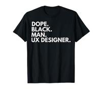 Dope Black Man UX Designer African American Pride T-Shirt