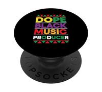 Dope Black Music Producer African American Job Proud PopSockets Adhesive PopGrip