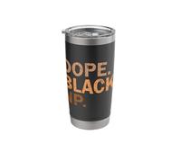 Dope Black NP Melanin Black Month African Nurse Practitioner Stainless Steel Insulated Tumbler