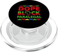 Dope Black Paralegal Proud Black Professional Career Pride PopSockets PopGrip for MagSafe