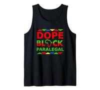 Dope Black Paralegal Proud Black Professional Career Pride Tank Top