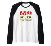 Dope Black Program Manager Proud Black Professional Career Raglan Baseball Tee