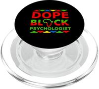Dope Black Psychologist Proud Black Professional Career Job PopSockets PopGrip for MagSafe