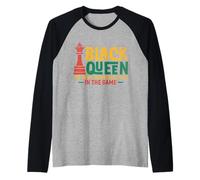 Dope Black Queen The Most Powerful Piece African American Raglan Baseball Tee