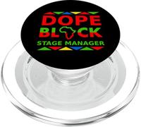 Dope Black Stage Manager Proud Black Professional Career Job PopSockets PopGrip for MagSafe