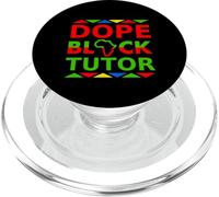 Dope Black Tutor Proud Black Professional Career Pride Job PopSockets PopGrip for MagSafe