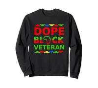 Dope Black Veteran Proud Black Military Career Veteran Day Sweatshirt