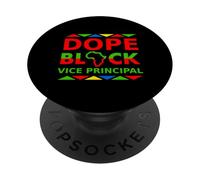 Dope Black Vice Principal Proud Black Professional Career PopSockets Adhesive PopGrip