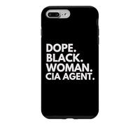 Dope Black Woman CIA Agent Empowered Black History Month Case for iPhone 7 Plus/8 Plus