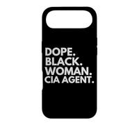 Dope Black Woman CIA Agent Empowered Black History Month Case for iPhone Air