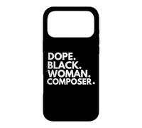 Dope Black Woman Composer African American Female Composers Case for iPhone 17 Pro Max
