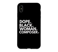 Dope Black Woman Composer African American Female Composers Case for iPhone XS Max
