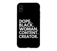 Dope Black Woman Content Creator Black History Month Case for iPhone XS Max