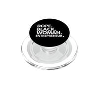 Dope Black Woman Entrepreneur African American Boss CEO PopSockets PopGrip for MagSafe