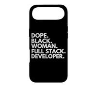 Dope Black Woman Full Stack Developer African American Pride Case for iPhone Air