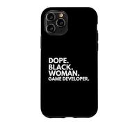 Dope Black Woman Game Developer African American Engineer Case for iPhone 11 Pro