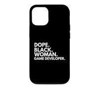 Dope Black Woman Game Developer African American Engineer Case for iPhone 12/12 Pro