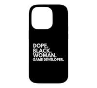 Dope Black Woman Game Developer African American Engineer Case for iPhone 14 Pro