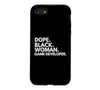 Dope Black Woman Game Developer African American Engineer Case for iPhone SE (2020) / 7/8
