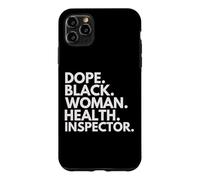 Dope Black Woman Health Inspector Empowered Professional Case for iPhone 11 Pro Max