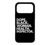 Dope Black Woman Health Inspector Empowered Professional Case for iPhone 17 Pro Max