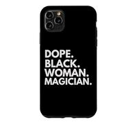 Dope Black Woman Magician Empowered Black History Month Case for iPhone 11 Pro Max