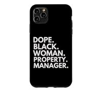 Dope Black Woman Property Manager African American Pride Case for iPhone 11 Pro Max