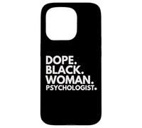 Dope Black Woman Psychologist African American Psychology Case for iPhone 15 Pro