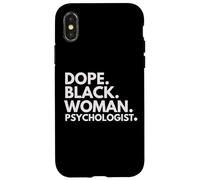 Dope Black Woman Psychologist African American Psychology Case for iPhone X/XS