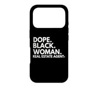 Dope Black Woman Real Estate Agent African American Realtor Case for iPhone 17 Pro
