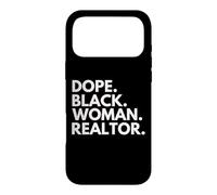 Dope Black Woman Realtor African American Real Estate Agent Case for iPhone 17 Pro Max