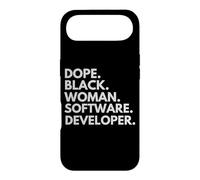 Dope Black Woman Software Developer African American Pride Case for iPhone Air