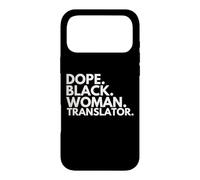 Dope Black Woman Translator African American Translators Case for iPhone 17 Pro Max