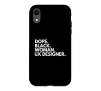 Dope Black Woman UX Designer Empowered Professional Case for iPhone XR