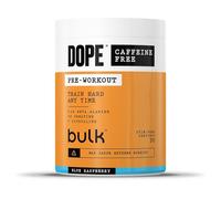 Dope Caffeine Free Pre-Workout Powder | Blue Raspberry | 510g | 30 Servings | Stimulant Free | 3.2g Beta Alanine | 3g Creatine | Citrulline AAKG Blend | Vitamin B6 | Supports Power, Endurance Recovery