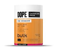Dope Caffeine Free Pre-Workout Powder | Fruit Punch | 510g | 30 Servings | Stimulant Free | 3.2g Beta Alanine | 3g Creatine | Citrulline & AAKG Blend | Vitamin B6 | Supports Power, Endurance Recovery