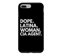 Dope Latina Woman CIA Agent Latin Heritage Hispanic Pride Case for iPhone 7 Plus/8 Plus