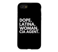 Dope Latina Woman CIA Agent Latin Heritage Hispanic Pride Case for iPhone SE (2020) / 7/8