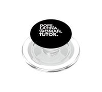 Dope Latina Woman Tutor Empowered Latin Heritage Month PopSockets PopGrip for MagSafe
