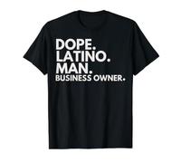 Dope Latino Man Business Owner Latin Heritage Hispanic Pride Value Graphic T-Shirt, Men, Black, S